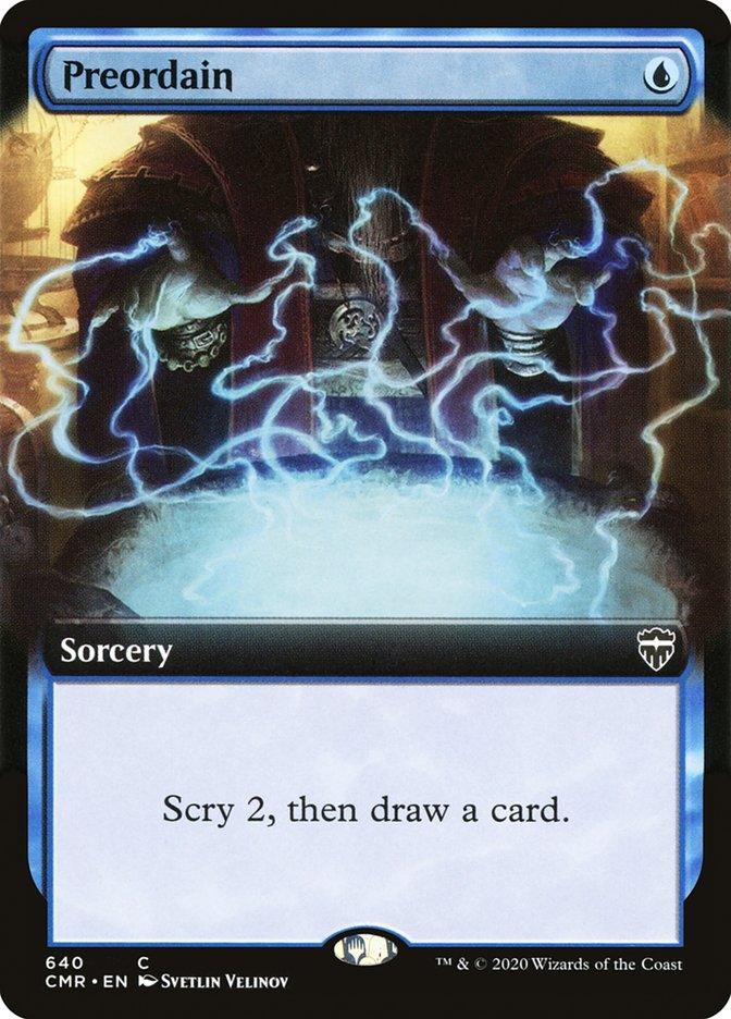 Preordain (Extended Art) [Commander Legends] - Trinity Hobby
