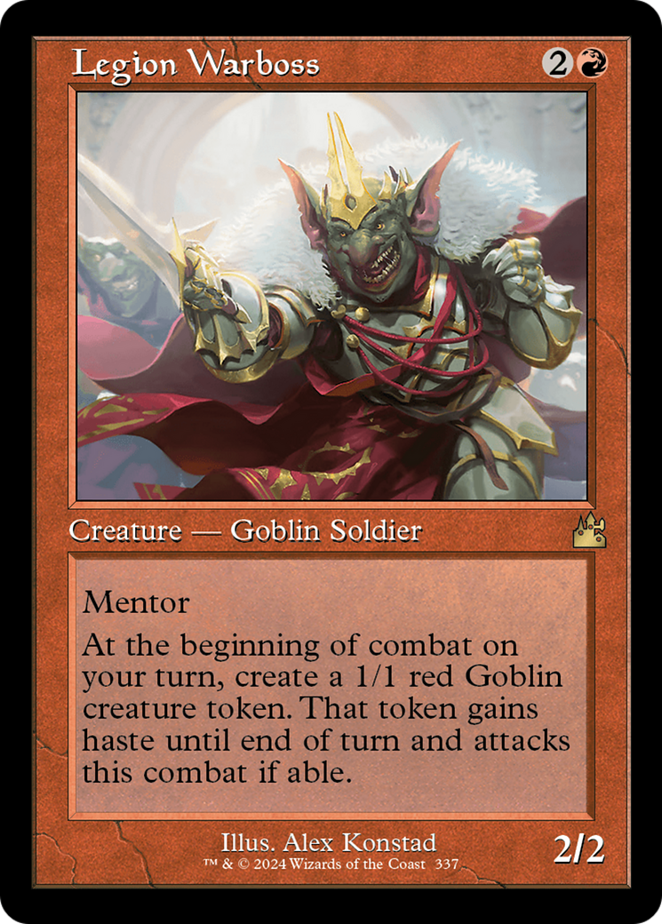 Legion Warboss (Retro Frame) [Ravnica Remastered] - Trinity Hobby