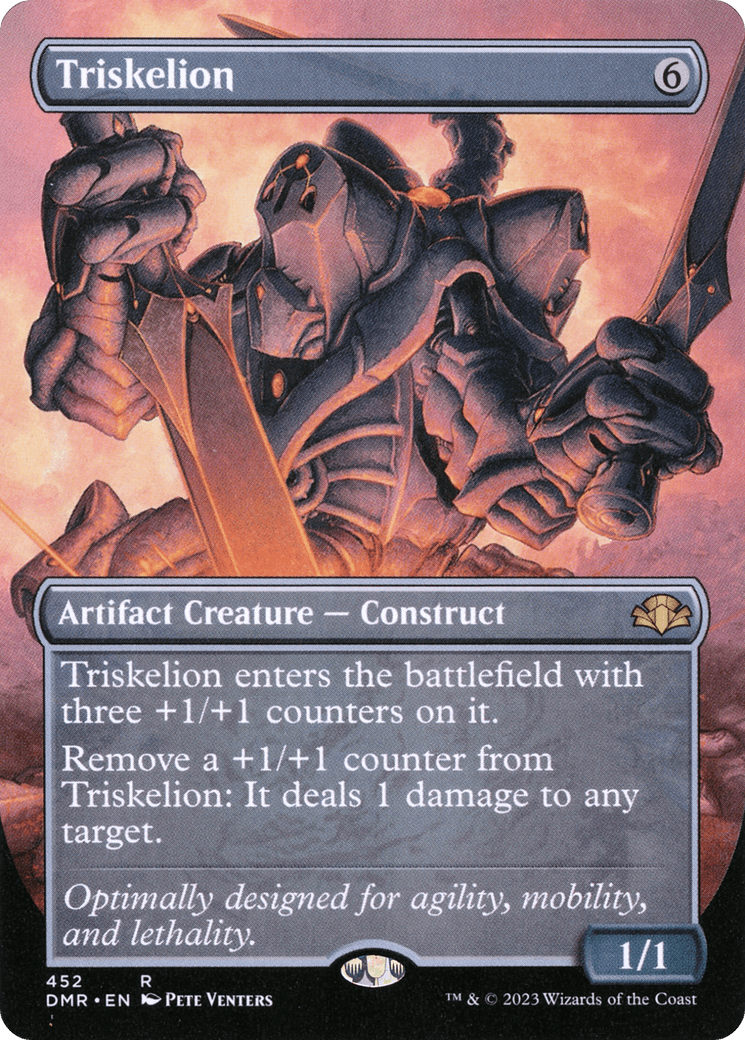 Triskelion (Borderless Alternate Art) [Dominaria Remastered] - Trinity Hobby