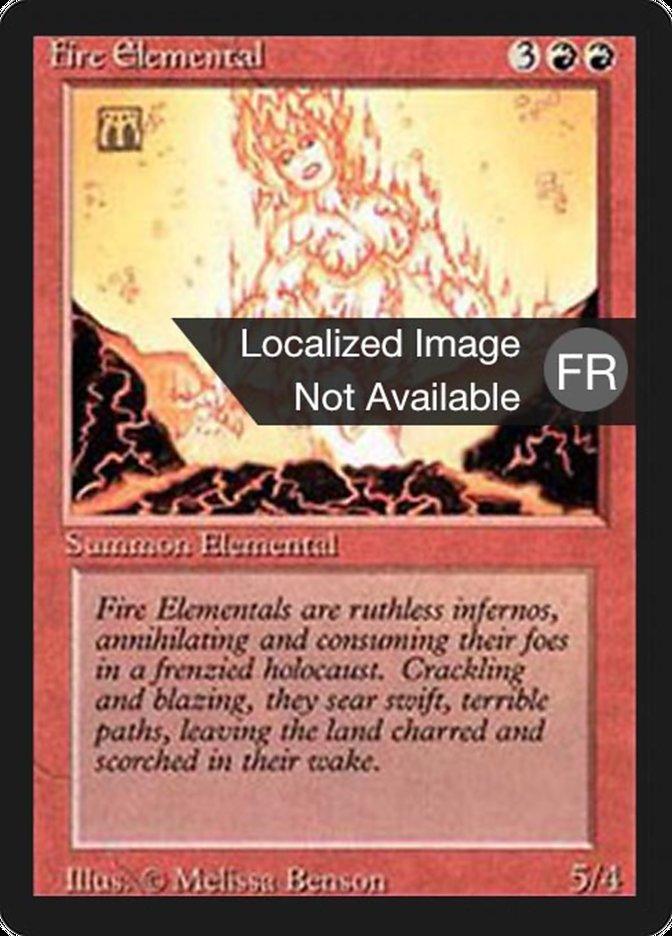 Fire Elemental [Foreign Black Border] - Trinity Hobby