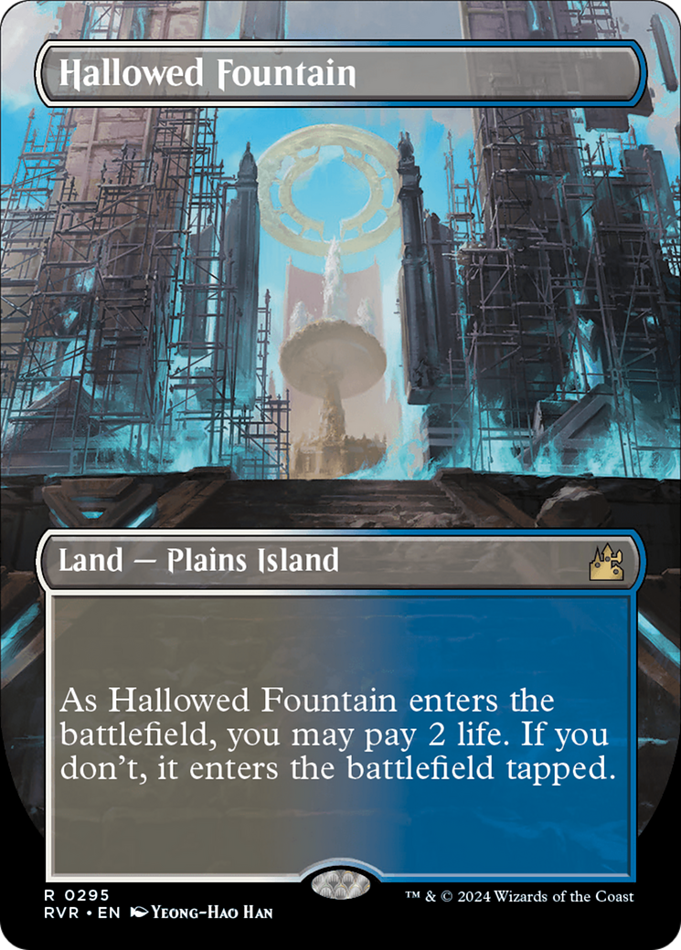 Hallowed Fountain (Borderless) [Ravnica Remastered] - Trinity Hobby