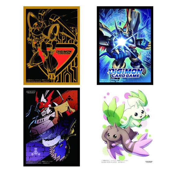 DIGIMON SLEEVES SET 3 - Set of 4 - Trinity Hobby