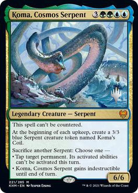 Koma, Cosmos Serpent (Promo Pack) [Kaldheim Promos] - Trinity Hobby
