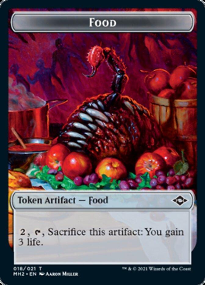 Food (18) // Golem Double-Sided Token [Modern Horizons 2 Tokens] - Trinity Hobby