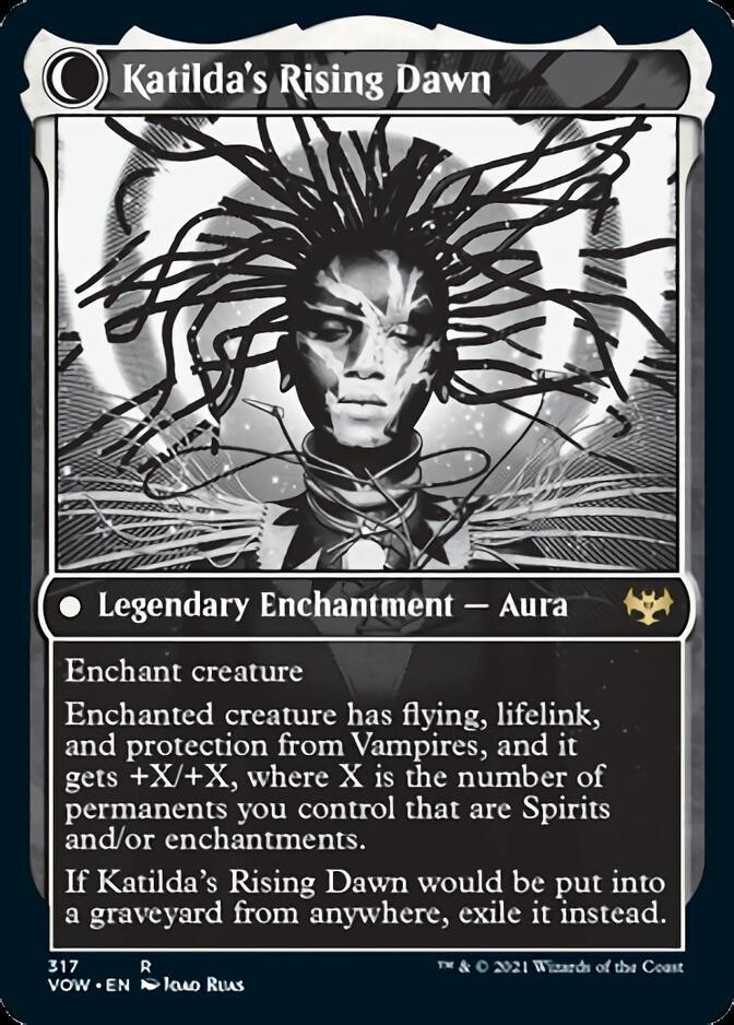 Katilda, Dawnhart Martyr // Katilda's Rising Dawn (Showcase Eternal Night) [Innistrad: Crimson Vow] - Trinity Hobby