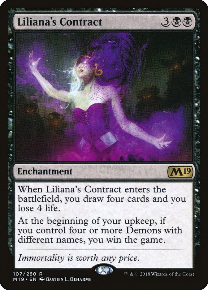 Liliana's Contract [Core Set 2019] - Trinity Hobby