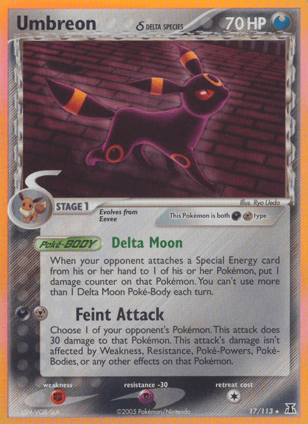 Umbreon (17/113) (Delta Species) [EX: Delta Species] - Trinity Hobby