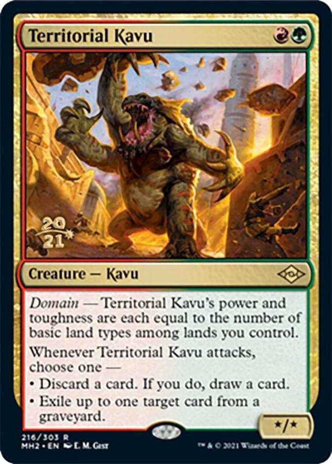 Territorial Kavu [Modern Horizons 2 Prerelease Promos] - Trinity Hobby