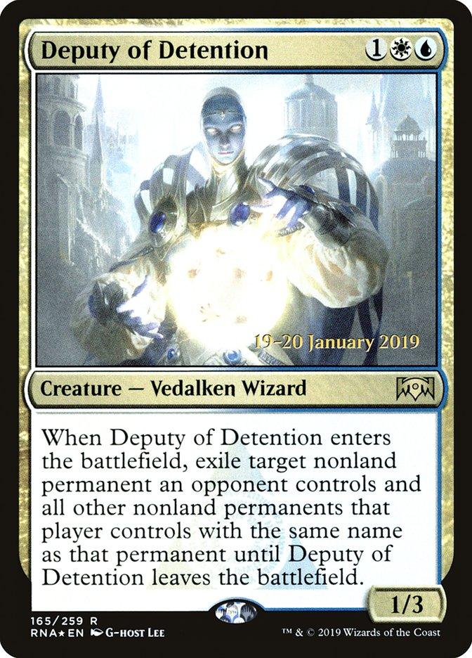 Deputy of Detention [Ravnica Allegiance Prerelease Promos] - Trinity Hobby