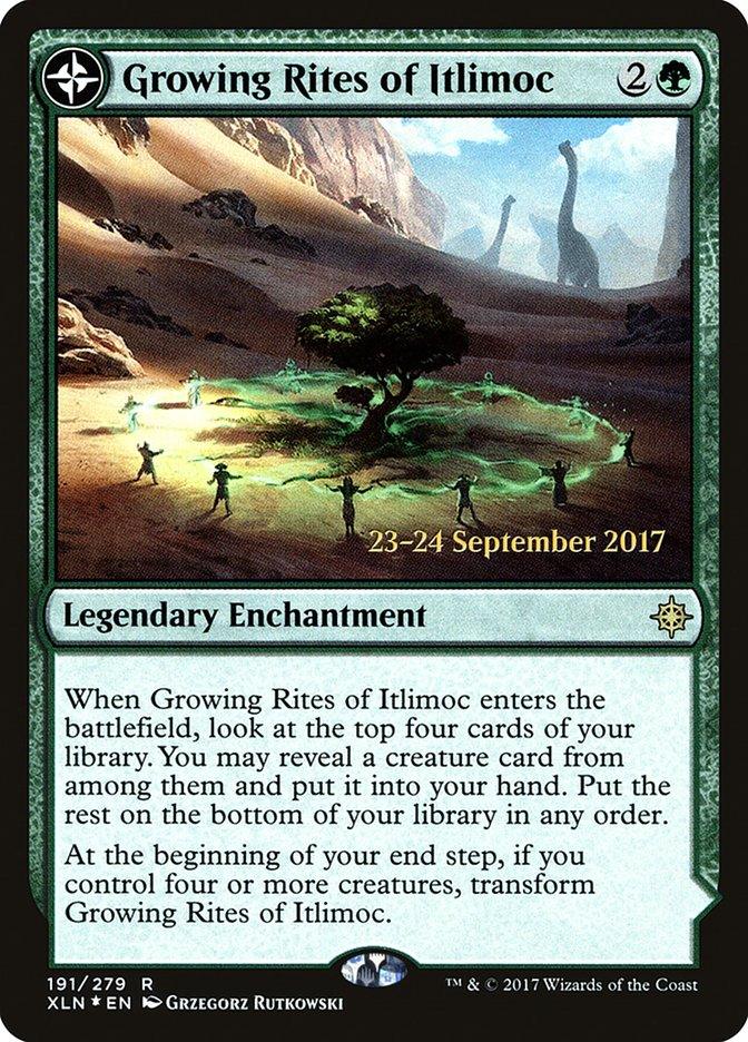 Growing Rites of Itlimoc // Itlimoc, Cradle of the Sun [Ixalan Prerelease Promos] - Trinity Hobby
