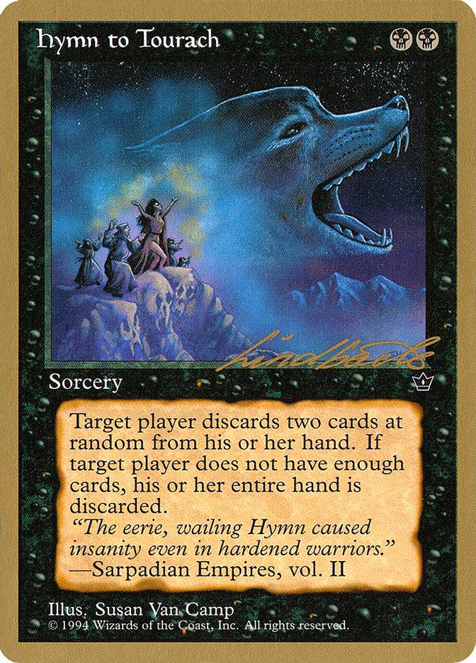 Hymn to Tourach (Wolf) (Leon Lindback) [Pro Tour Collector Set] - Trinity Hobby