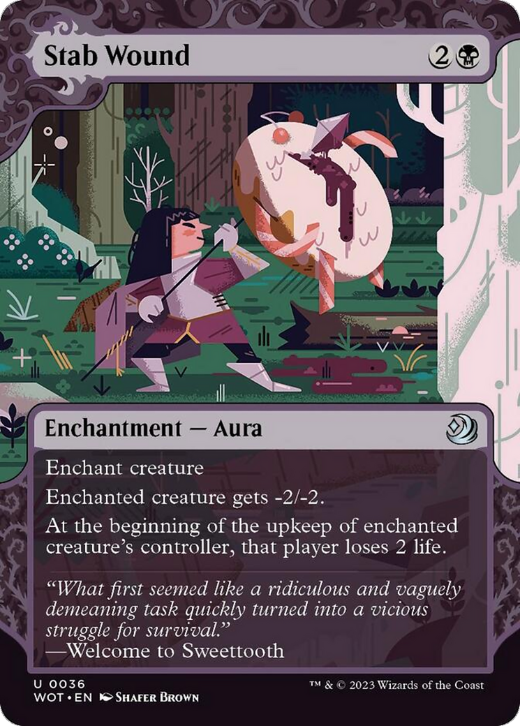 Stab Wound [Wilds of Eldraine: Enchanting Tales] - Trinity Hobby