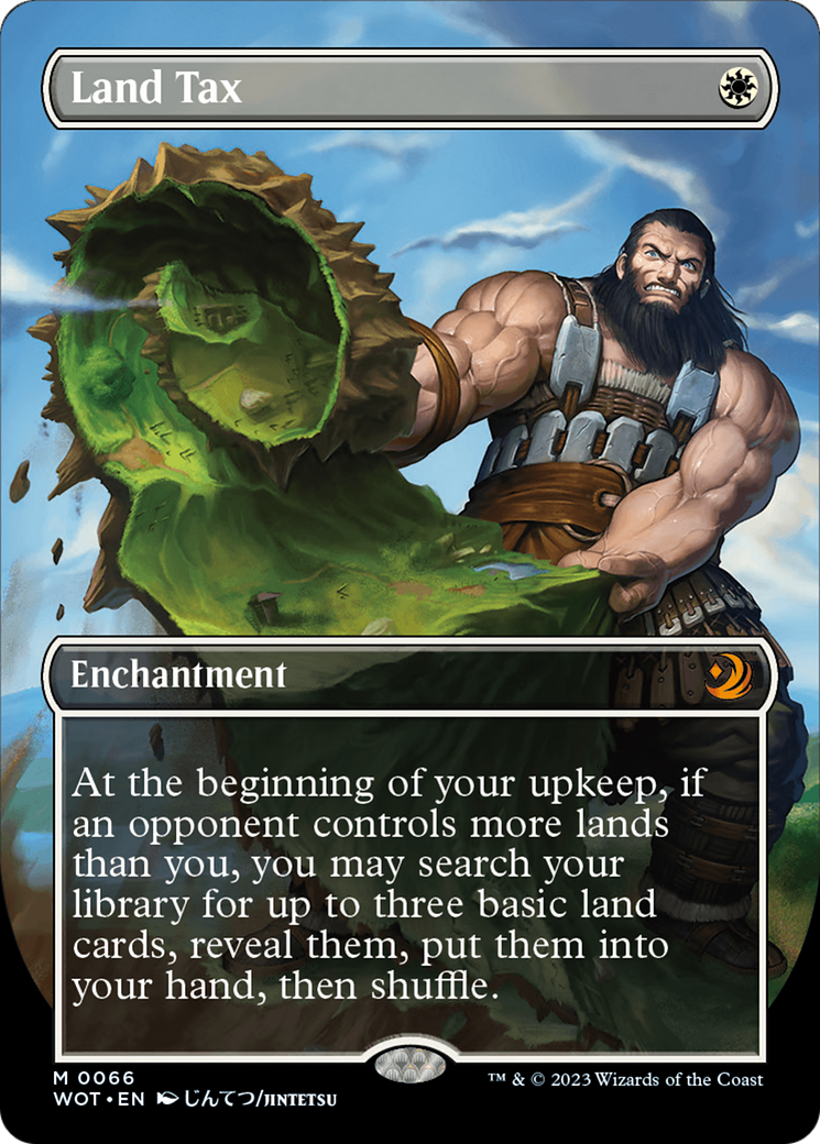 Land Tax (Anime Borderless) [Wilds of Eldraine: Enchanting Tales] - Trinity Hobby