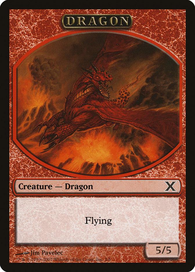Dragon Token [Tenth Edition Tokens] - Trinity Hobby