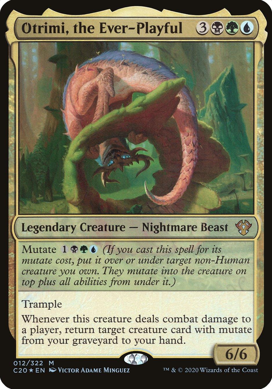 Otrimi, the Ever-Playful (Oversized) [Commander 2020 Oversized] - Trinity Hobby