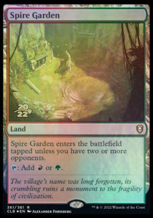 Spire Garden [Commander Legends: Battle for Baldur's Gate Prerelease Promos] - Trinity Hobby