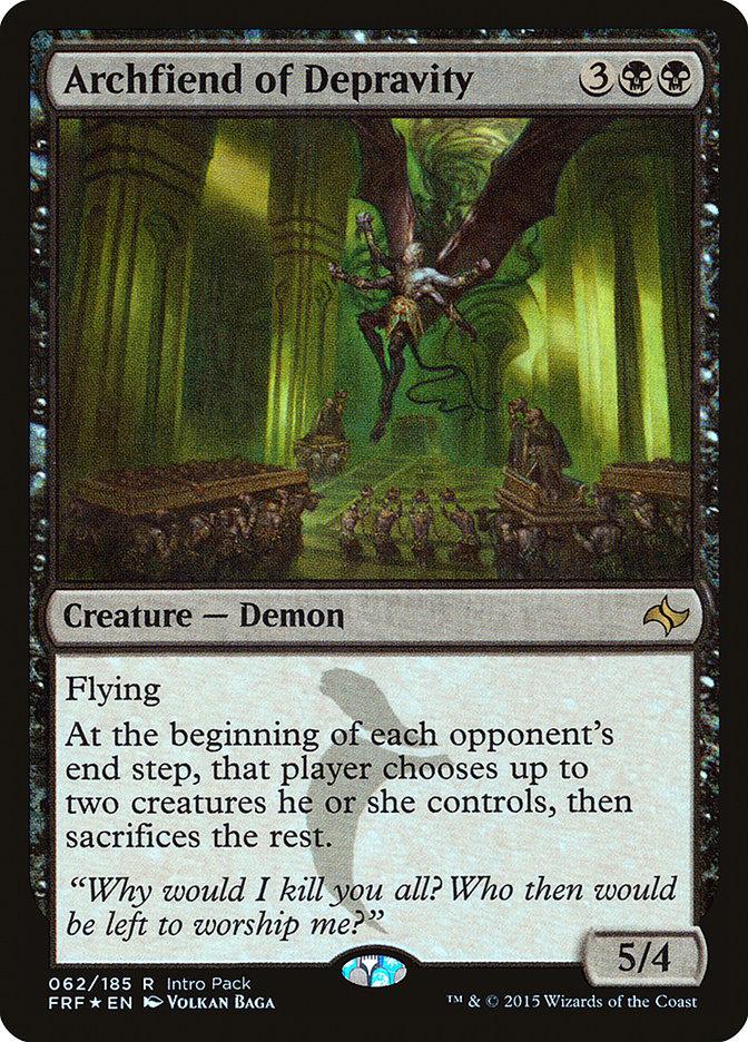 Archfiend of Depravity (Intro Pack) [Fate Reforged Promos] - Trinity Hobby