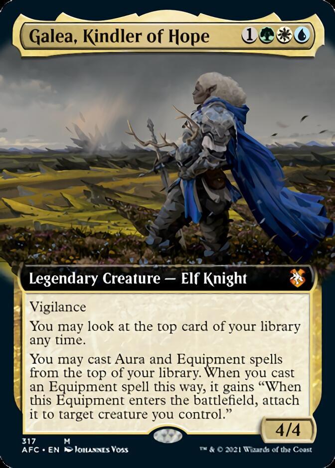 Galea, Kindler of Hope (Extended Art) [Dungeons & Dragons: Adventures in the Forgotten Realms Commander] - Trinity Hobby