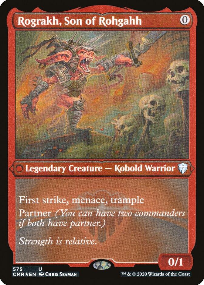 Rograkh, Son of Rohgahh (Etched) [Commander Legends] - Trinity Hobby