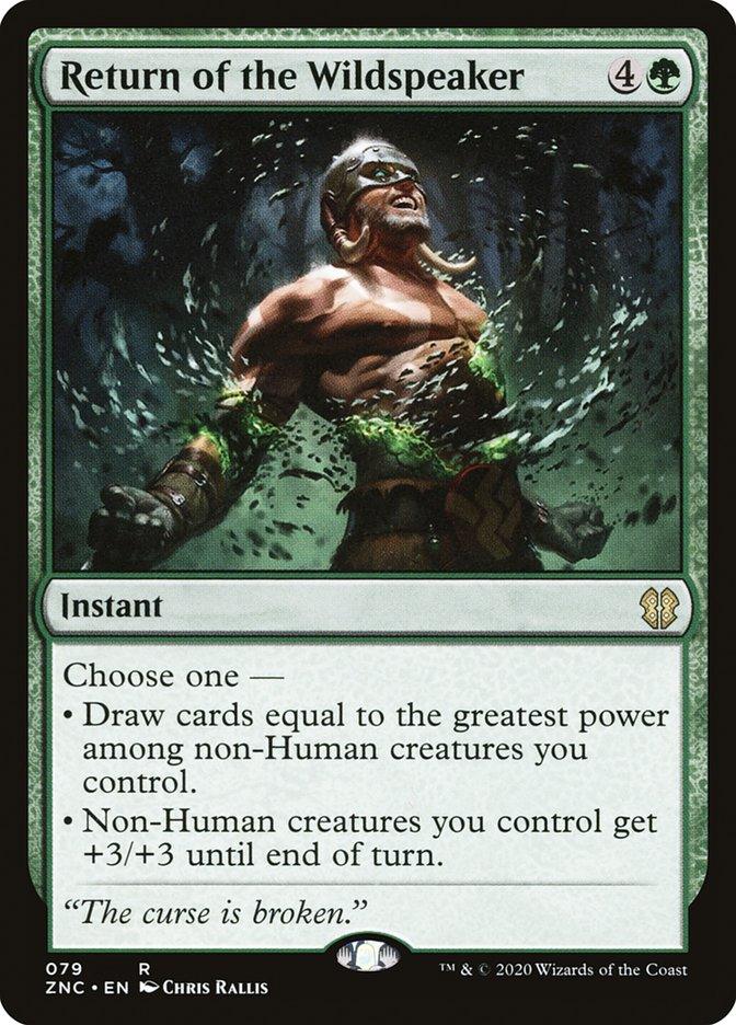 Return of the Wildspeaker [Zendikar Rising Commander] - Trinity Hobby