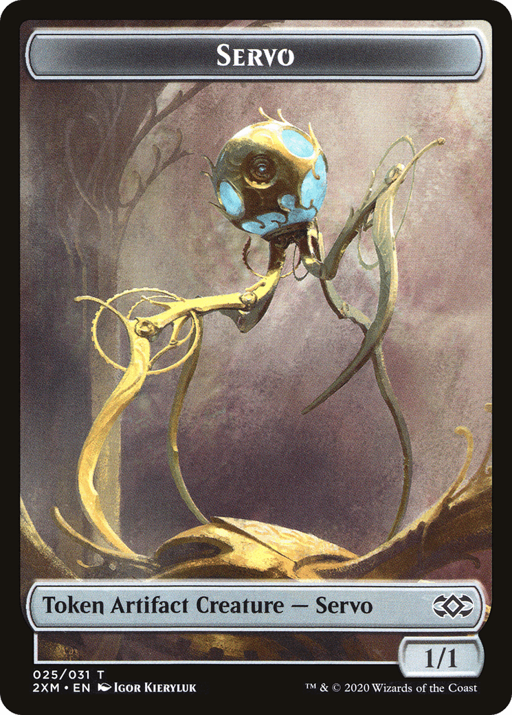 Human Soldier // Servo Double-Sided Token [Double Masters Tokens] - Trinity Hobby