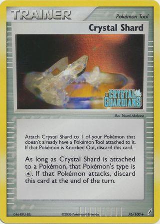 Pokemon Trading Card Crystal Shard (76/100) (Stamped) [EX: Crystal Guardians]
