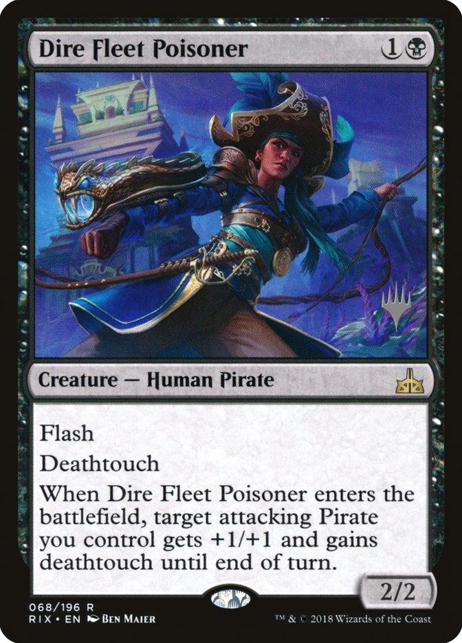 Dire Fleet Poisoner (Promo Pack) [Rivals of Ixalan Promos] - Trinity Hobby