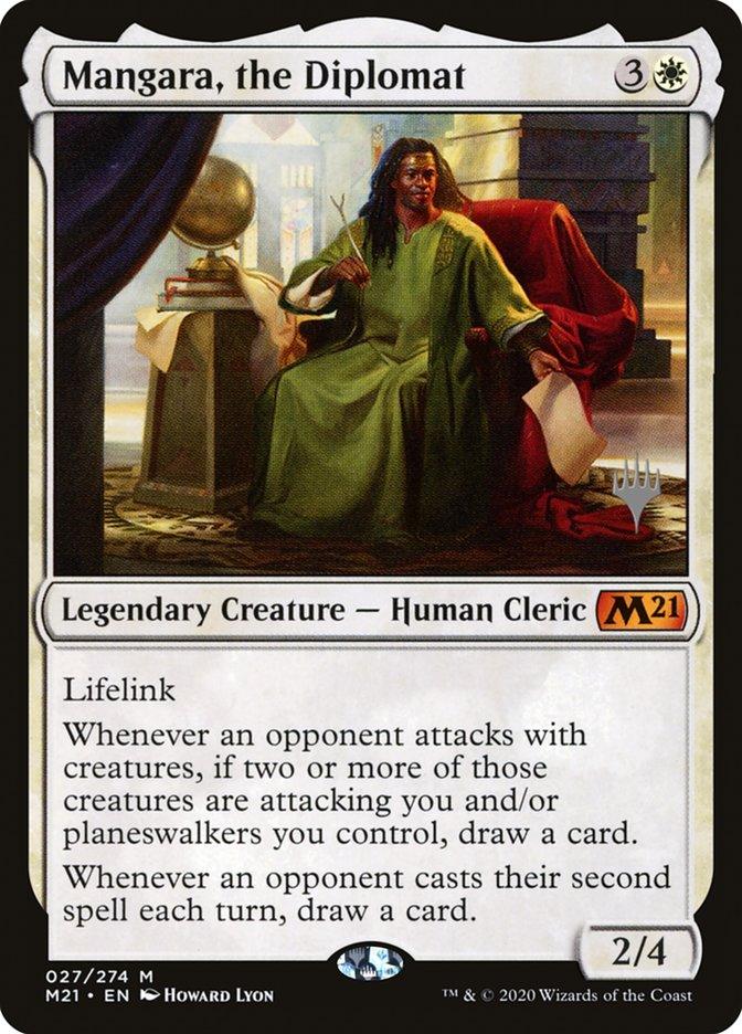 Mangara, the Diplomat (Promo Pack) [Core Set 2021 Promos] - Trinity Hobby