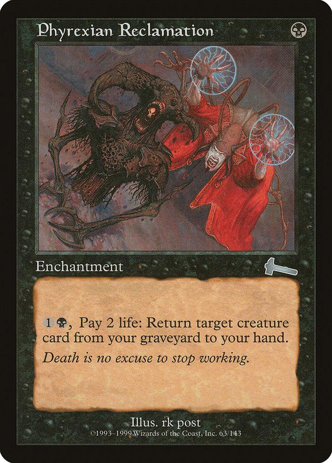Phyrexian Reclamation [Urza's Legacy] - Trinity Hobby