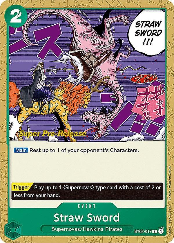 Straw Sword [Super Pre-Release Starter Deck: Worst Generation] - Trinity Hobby