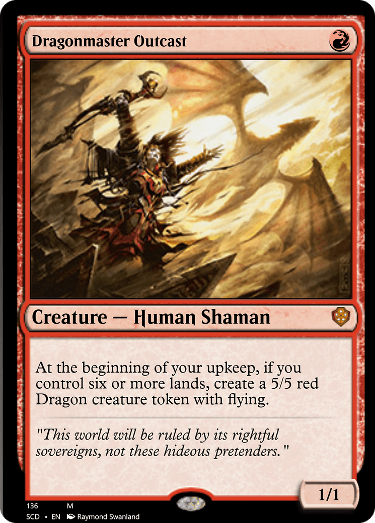 Dragonmaster Outcast [Starter Commander Decks] - Trinity Hobby
