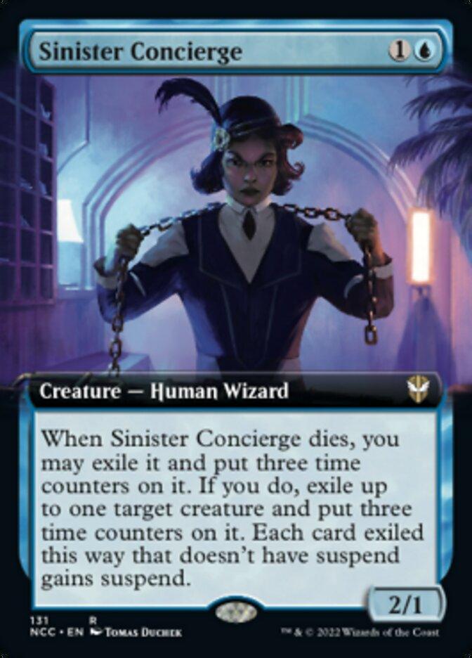 Sinister Concierge (Extended Art) [Streets of New Capenna Commander] - Trinity Hobby
