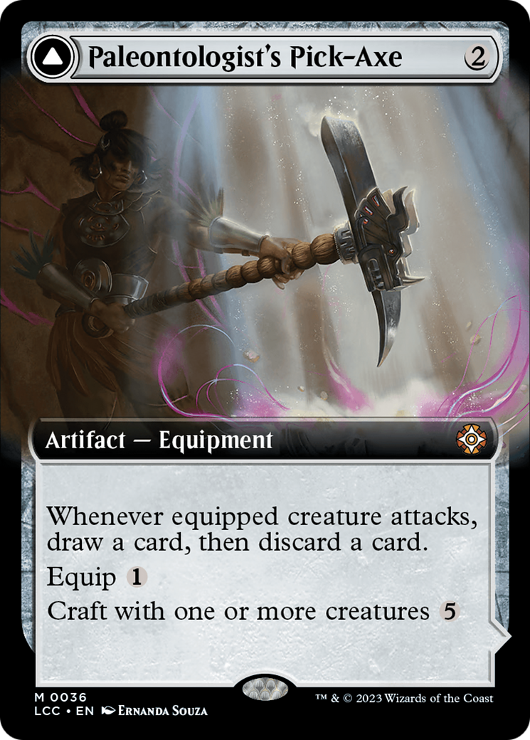 Paleontologist's Pick-Axe (Extended Art) [The Lost Caverns of Ixalan Commander] - Trinity Hobby