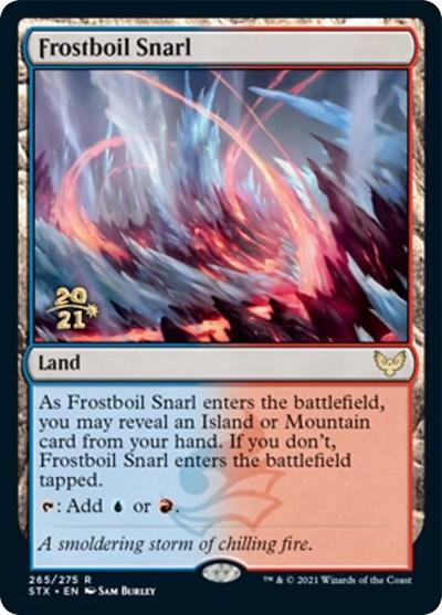 Frostboil Snarl [Strixhaven: School of Mages Prerelease Promos] - Trinity Hobby