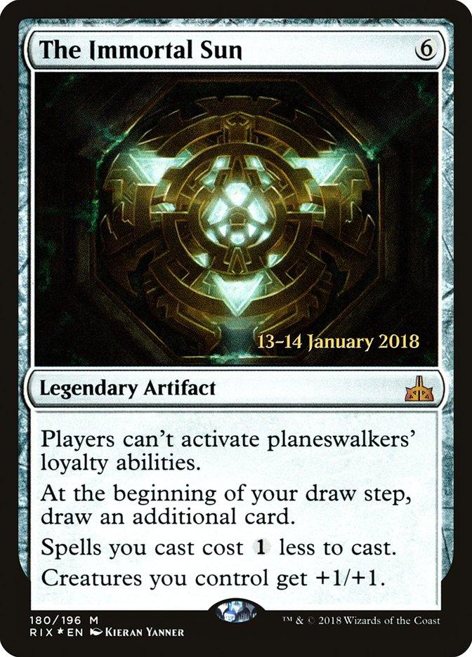 The Immortal Sun [Rivals of Ixalan Prerelease Promos] - Trinity Hobby