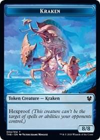 Kraken // Satyr Double-Sided Token [Theros Beyond Death Tokens] - Trinity Hobby