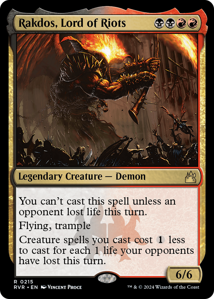 Rakdos, Lord of Riots [Ravnica Remastered] - Trinity Hobby