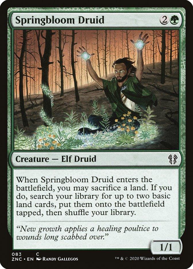 Springbloom Druid [Zendikar Rising Commander] - Trinity Hobby