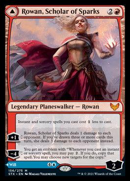 Rowan, Scholar of Sparks // Will, Scholar of Frost [Strixhaven: School of Mages] - Trinity Hobby