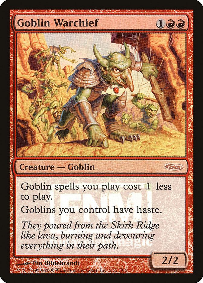 Goblin Warchief [Friday Night Magic 2006] - Trinity Hobby