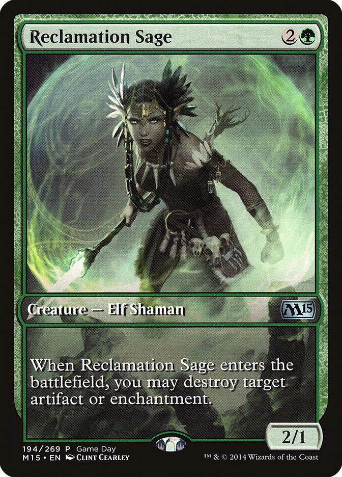 Reclamation Sage (Game Day) [Magic 2015 Promos] - Trinity Hobby