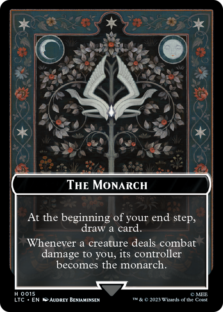 The Monarch // Treasure Double-Sided Token [The Lord of the Rings: Tales of Middle-Earth Commander Tokens] - Trinity Hobby