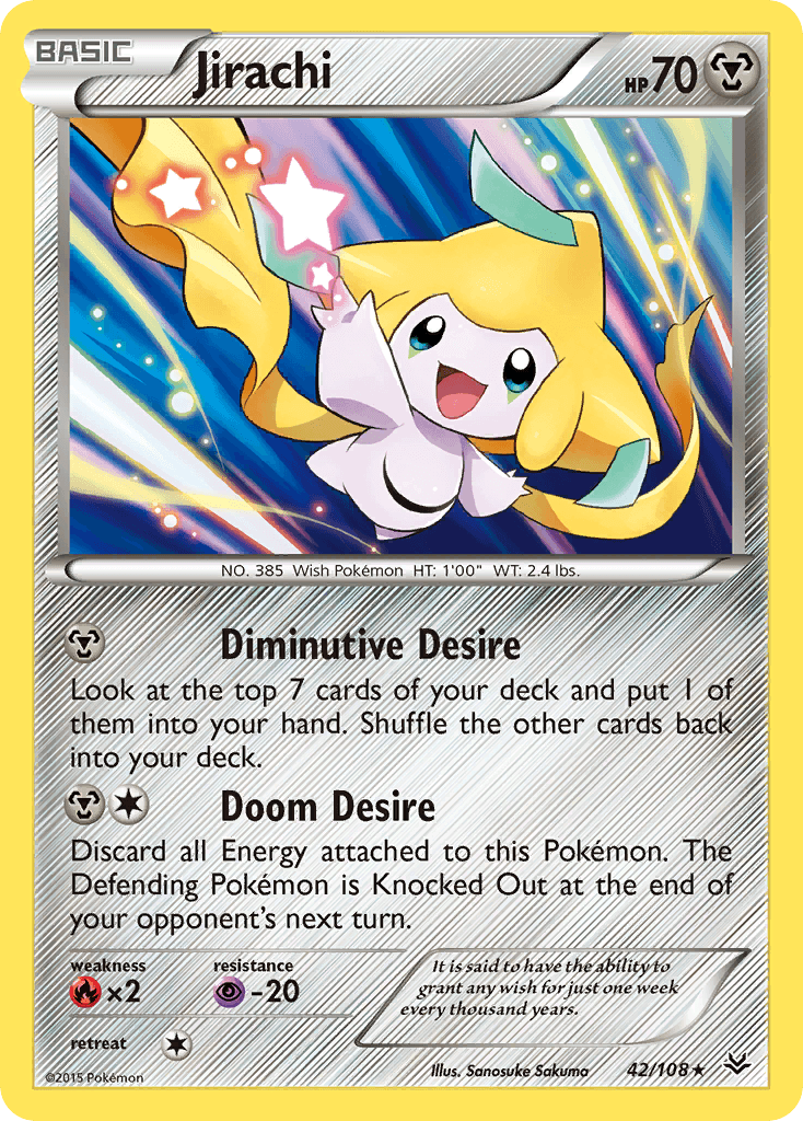 Jirachi (42/108) [XY: Roaring Skies] - Trinity Hobby