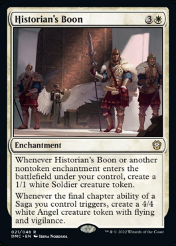 Historian's Boon [Dominaria United Commander] - Trinity Hobby