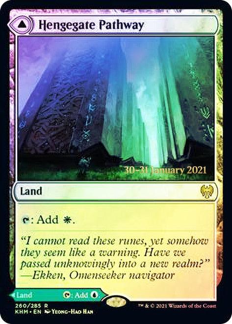 Hengegate Pathway // Mistgate Pathway [Kaldheim Prerelease Promos] - Trinity Hobby