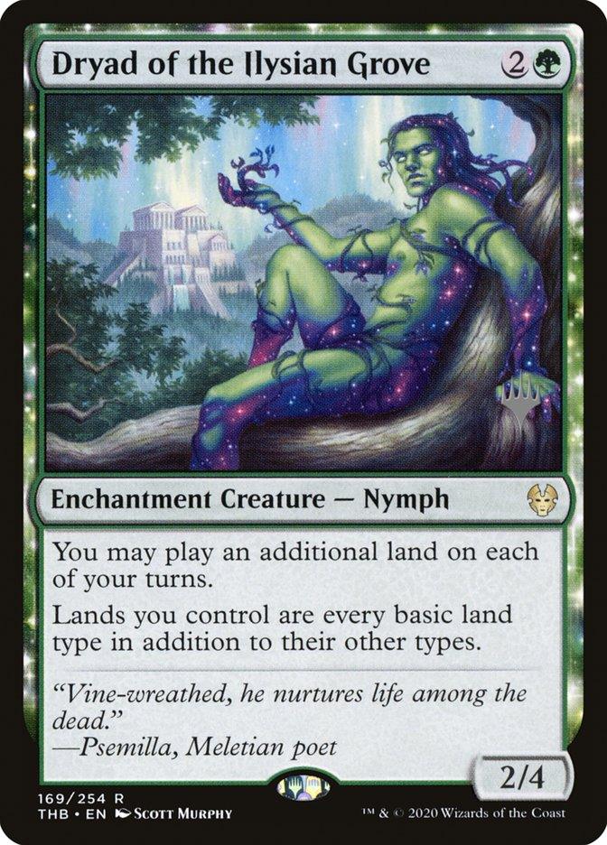 Dryad of the Ilysian Grove (Promo Pack) [Theros Beyond Death Promos] - Trinity Hobby