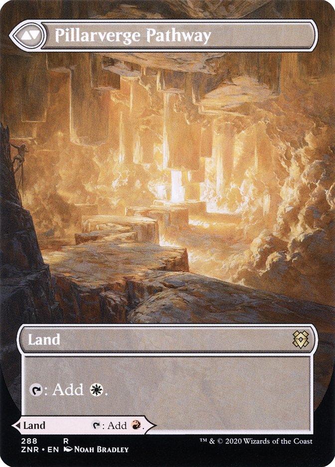 Needleverge Pathway // Pillarverge Pathway (Borderless Alternate Art) [Zendikar Rising] - Trinity Hobby