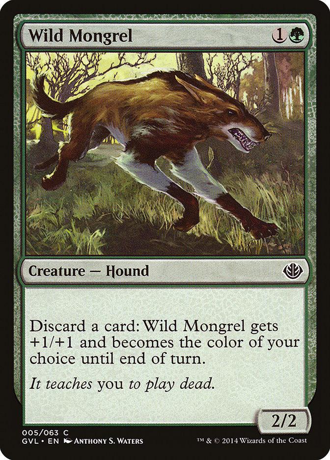 Wild Mongrel (Garruk vs. Liliana) [Duel Decks Anthology] - Trinity Hobby