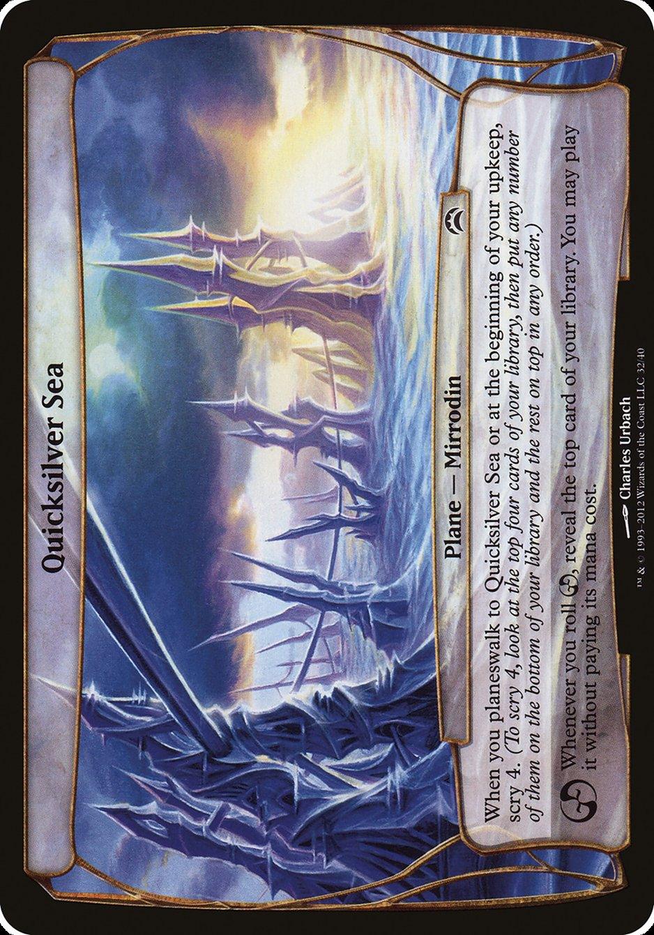 Quicksilver Sea (Planes) [Planechase 2012 Planes] - Trinity Hobby