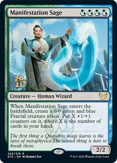 Manifestation Sage [Strixhaven: School of Mages Prerelease Promos] - Trinity Hobby